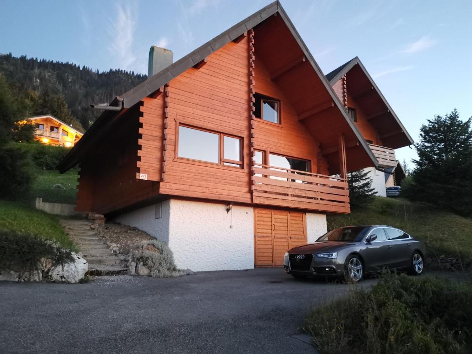 Chalet Les Alpages Vue Panoramique Sur Le Lac Leman Thollon-les-Memises Exteriör bild