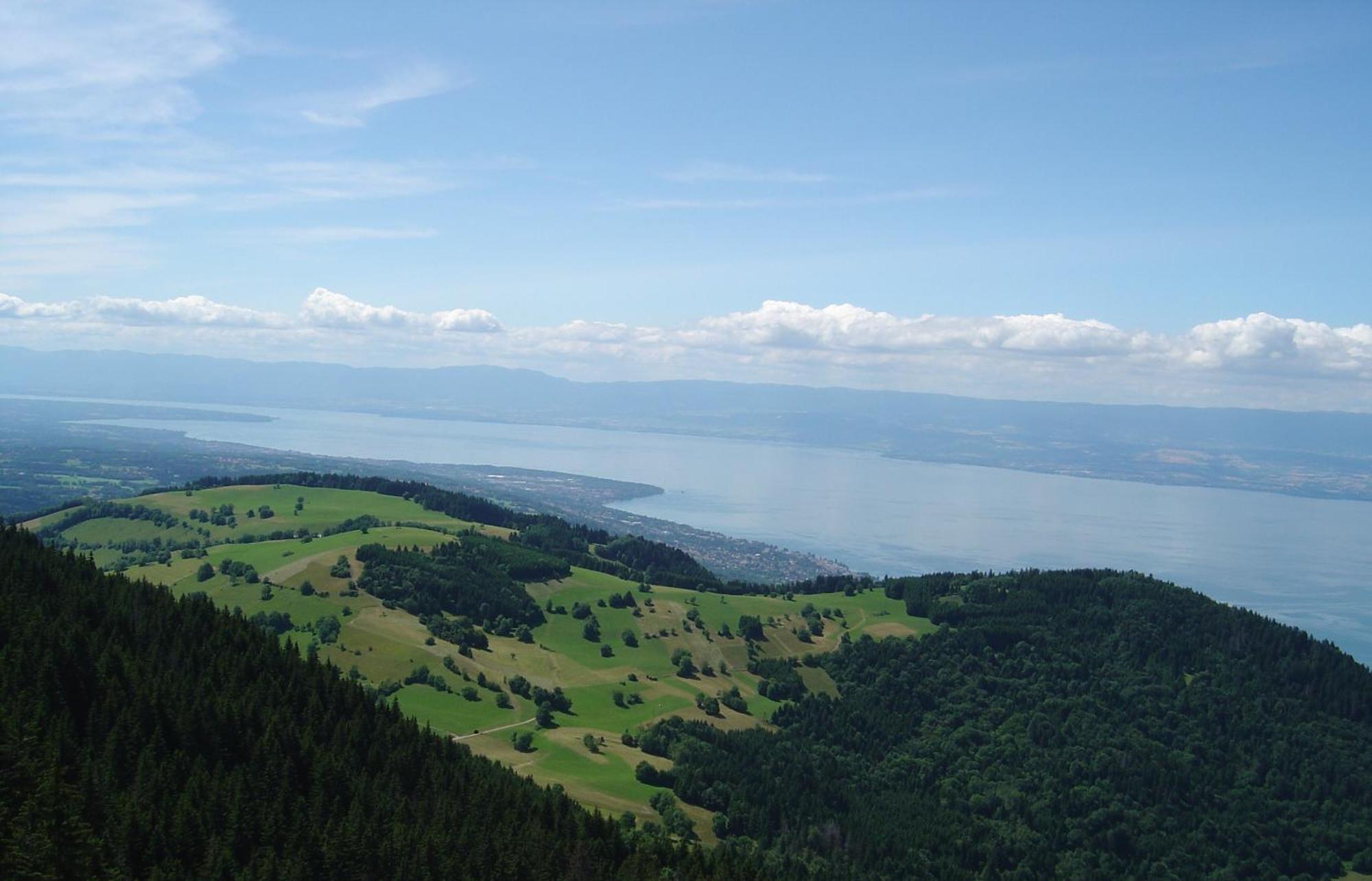 Chalet Les Alpages Vue Panoramique Sur Le Lac Leman Thollon-les-Memises Exteriör bild